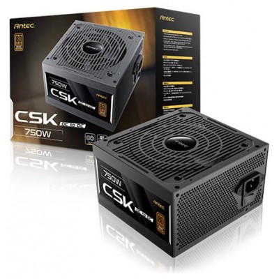 FUENTE ALIMENTACION ANTEC CSK750DC EC 80+ BRONZE ATX