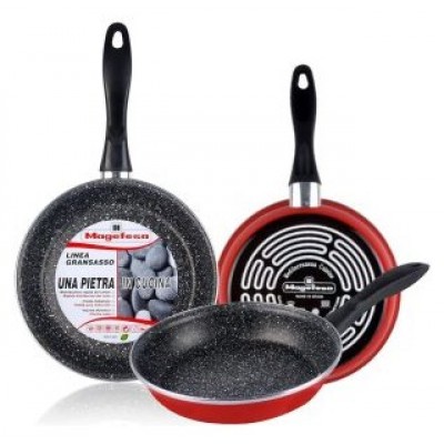 SARTEN MAGEFESA K2 ROJO 20-24 LOTE ACERO ANTIADHERENTE