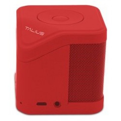 TALIUS Altavoz Cube 3W Fm/Sd Bluetooth Rojo