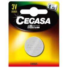 CEGASA PILA LITIO BOTON CR2025 3V BT BLISTER