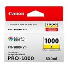 Canon iPF PRO1000 Cartucho Amarillo PFI-1000Y
