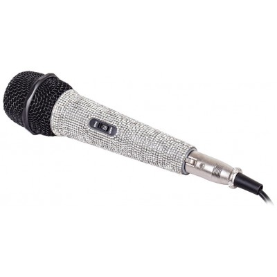 MICROFONO TREVI UNIDIRECCIONAL EFECTO DIAMANTE CON CABLE EM 30 STAR