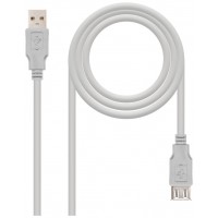 CABLE EXTENSION USB TIPO A-F 1 M NANOCABLE (Espera 4 dias)