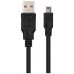 CABLE USB 2.0 A/M-MINI USB B/M 1M NEGRO NANOCABLE (Espera 4 dias)