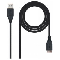 CABLE USB 3.0 TIPO AM-MICRO BM NEGRO 1.0 M NANOCABLE