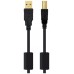 CABLE USB 2.0 IMPRESORA HQ FERRITA TIPO AM-BM NEGRO