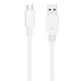 CABLE USB 2.0 3A TIPO USB-CM-AM BLANCO 0.5M NANOCABLE
