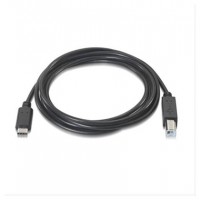 Nanocable - Cable USB 2.0 Impresora 3A USB-C/M-B/M 1M