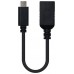 CABLE USB 3.1 GEN1 5GBPS 3A TIPO USB-CM-AH NEGRO 15CM