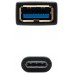 CABLE USB 3.1 GEN1 5GBPS 3A TIPO USB-CM-AH NEGRO 15CM