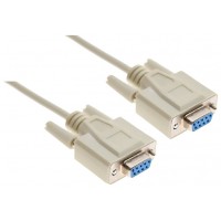 CABLE SERIE NULL MODEM DB9H-DB9H 1.8 M NANOCABLE