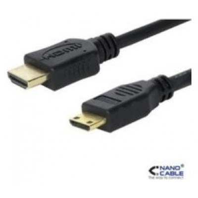 CABLE HDMI V1.3B A MINI HDMI, A/M-C/M 3M NANOCABLE (Espera 4 dias)