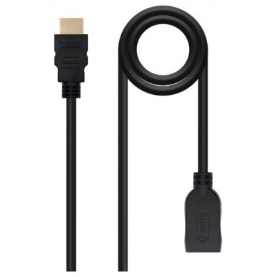 CABLE HDMI PROLONGADOR V2.0 AM-AH NEGRO 2.0 M