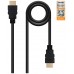 CABLE HDMI V2.0 4K 60HZ 18GBPS AM-AM NEGRO 2.0 M