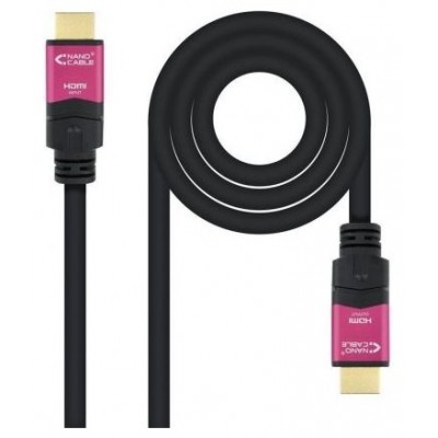 CABLE HDMI V2.0 4K 60HZ ALTA VELOCIDAD/HEC REPETIDOR A/A-A/M 30M NANOCABLE (Espera 4 dias)