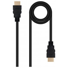 CABLE HDMI V2.0 4K@60HZ 18Gbps NEGRO 1 M