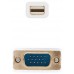 CONVERSOR MINI DISPLAYPORT A VGA 2 M BLANCO NANOCABLE (Espera 4 dias)