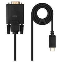 NANOCABLE Cable conversor USB-C a vga, USB-C/M-VGA/M, 1.8 m