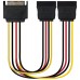 CABLE SATA ALIMENTACION SATAM 2XSATAH 30 CM NANOCABLE