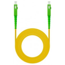 CABLE DE FIBRA OPTICA SC/APC A SC/APC SIMPLEX LSZH 15 M AMARILLO NANOCABLE (Espera 4 dias)