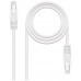 CABLE RED LATIGUILLO RJ45 CAT.5E UTP AWG24 BLANCO 2.0