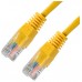 CABLE RED LATIGUILLO RJ45 CAT.5E UTP AWG24 AMARILLO