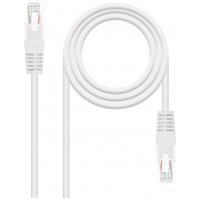 CABLE RED LATIGUILLO RJ45 CAT.5E UTP AWG24 BLANCO 10 M