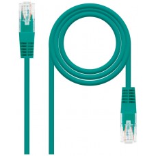 CABLE RED LATIGUILLO RJ45 CAT.6 UTP AWG24 VERDE 25 CM