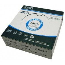 BOBINA 100M CAT.6 FTP RIGIDO RJ45 AWG24 NANOCABLE (Espera 4 dias)