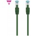 CABLE DE RED LATIGUILLO 600MHZ LSZH SFTP PIMF CAT7 AWG26 0.25 M VERDE NANOCABLE (Espera 4 dias)