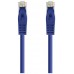 CABLE DE RED LATIGUILLO RJ45 UTP CAT6A AWG24 LSZH 0.30 M AZUL NANOCABLE (Espera 4 dias)