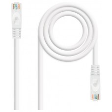 CABLE DE RED LATIGUILLO RJ45 UTP CAT6A AWG24 LSZH 0.30 M BLANCO NANOCABLE (Espera 4 dias)