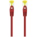 CABLE DE RED LATIGUILLO RJ45 SFTP CAT6A AWG26 0.30 M ROJO NANOCABLE (Espera 4 dias)