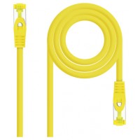 CABLE DE RED LATIGUILLO RJ45 SFTP CAT6A AWG26 1 M AMARILLO NANOCABLE (Espera 4 dias)