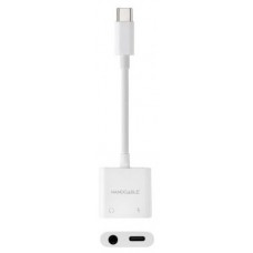 NANOCABLE CABLE ADAPTADOR USB-C A JACK+USB-C/H PD 60W,BLANCO NANOCABLE CABLE ADAPTADOR USB-C A JACK+USB-C/H PD 60W,BLANCO