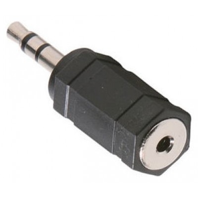 ADAPTADOR AUDIO JACK 2.5/H JACK 3.5/M NANOCABLE (Espera 4 dias)