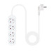 Nanocable Regleta de Enchufes 4 Tomas 1.4 m Blanco Nanocable Regleta de Enchufes 4 Tomas 1.4 m Blanco