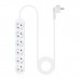 Nanocable Regleta de Enchufes 6 Tomas 1.4 m Blanco