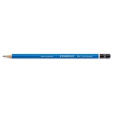 LAPIZ GRAFITO MARS LUMOGRAPH 100, GRAD. 3H STAEDTLER 100-3H (MIN12) (Espera 4 dias)