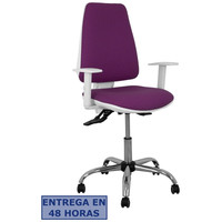 PIQUERAS Y CRESPO Silla Elche blanca asincro bali morado brazos regulables ruedas de parque PIQUERAS Y CRESPO Silla Elche blanca asincro bali morado brazos regulables ruedas de parque