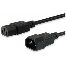 CABLE ALARGO ALIMENTACION IEC MACHO - HEMBRA EQUIP 3M