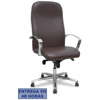 PIQUERAS Y CRESPO Sillon Caudete similpiel marron oscuro PIQUERAS Y CRESPO Sillon Caudete similpiel marron oscuro
