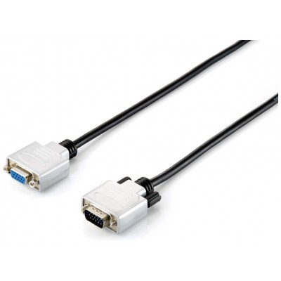 CABLE ALARGO SVGA EQUIP 3COAX MACHO - HEMBRA 5M HQ