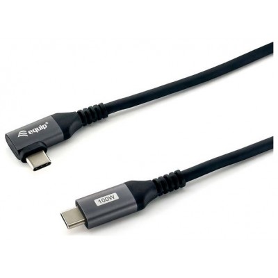 CABLE USB-C MACHO - USB-C MACHO ACODADO