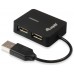 HUB USB 2.0 EQUIP LIFE A 4xUSB-A MINI HUB TRAVEL