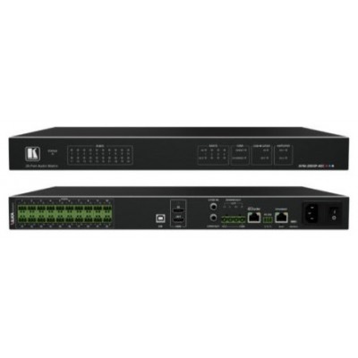 KRAMER AVSM MATRIZ DE AUDIO DE 20 PUERTOS CON DSP Y ENTRADAS Y SALIDAS INTERCAMBIABLES, CON CANCELAC&Iacute;ON DE ECO - AFM-20DSP-AEC (13-80451330) (Espera 4 dias)