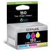 Lexmark Pack 4 cartuchos (CMYK) Retornables 150