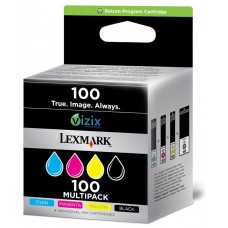 Lexmark Pack 3 cartuchos color (CMY) Retornables 100