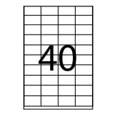 CAJA 100 HOJAS ETIQUETAS ADHESIVAS ILC BLANCA 52,5X29,7 FABRISA 15296 (Espera 4 dias)