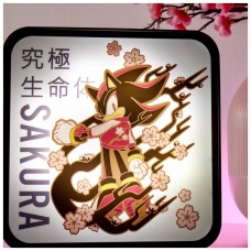 NUMSKULL LAMPARA-SONIC THE HEDGEHOG-SAKURA SHADOW PERSPEX LAMP